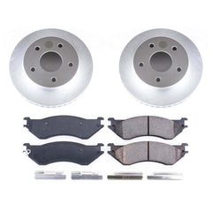 Power Stop CRK5142 Z17 Evolution Front Brake Kit for 2000-2001 Dodge Ram 1500 Rear Wheel Drive product image