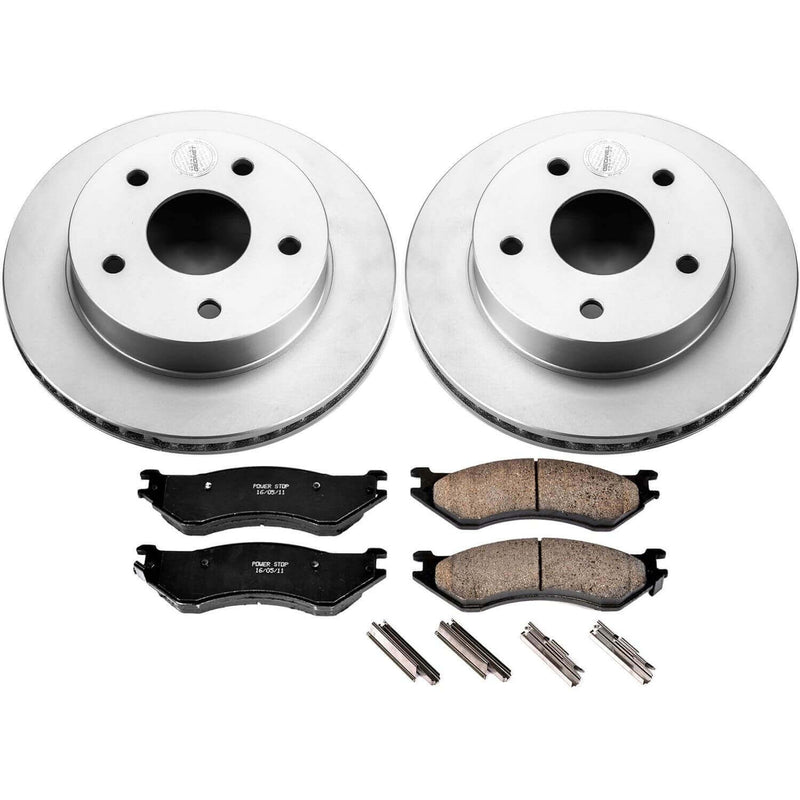 Power Stop CRK5143 Z17 Evolution Front Brake Kit for 2000-2001 Dodge Ram 1500 4 Wheel Drive product image