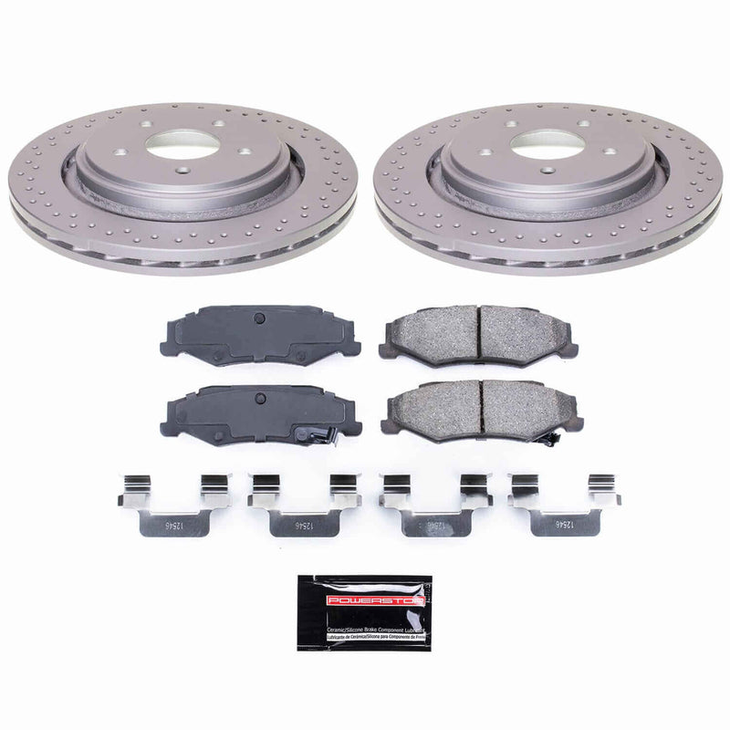 Power Stop CRK5159 - Rear Z17 Evolution Genuine Geomet Coated Pad And Rotor Kit vehicle fitment brake part
