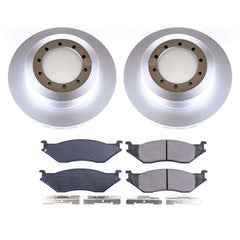 Power Stop CRK5184 Z17 Evolution Front Or Rear Pad And Rotor Kit for 2002 Ford E-550 Econoline Super Duty product image