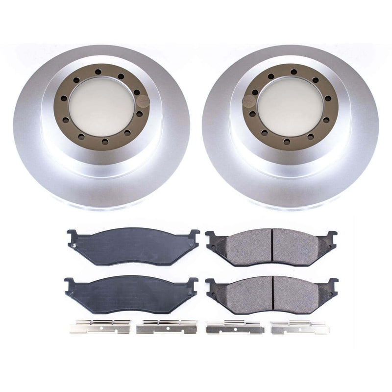 Power Stop CRK5184 Z17 Evolution Front Or Rear Pad And Rotor Kit for 2002 Ford E-550 Econoline Super Duty product image