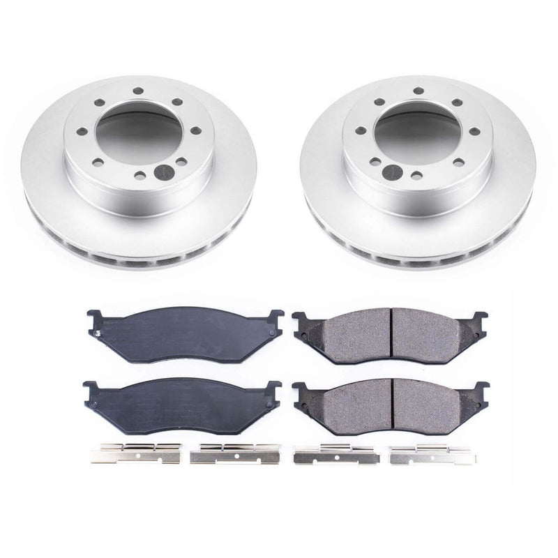 Power Stop CRK5185 Z17 Evolution Front Brake Kit for 2002 Ford E-550 Econoline Super Duty product image