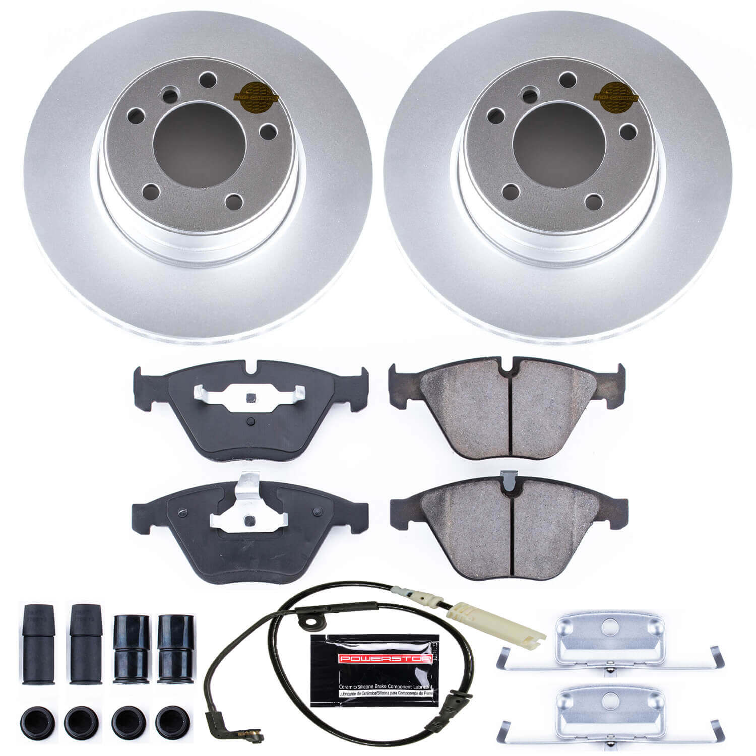 Power Stop CRK5280 Z23 Evolution Geomet Coated Front Pad And Rotor Kit for 2006-2007 BMW 525I product image