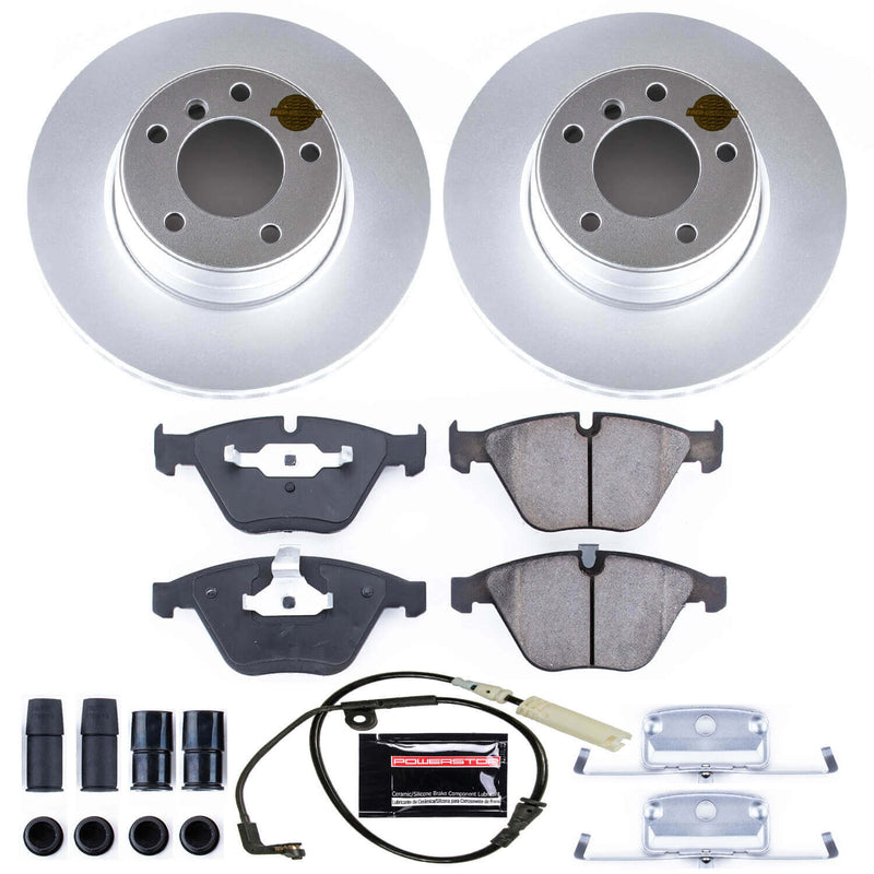 Power Stop CRK5280 Z23 Evolution Geomet Coated Front Pad And Rotor Kit for 2006-2007 BMW 525I product image