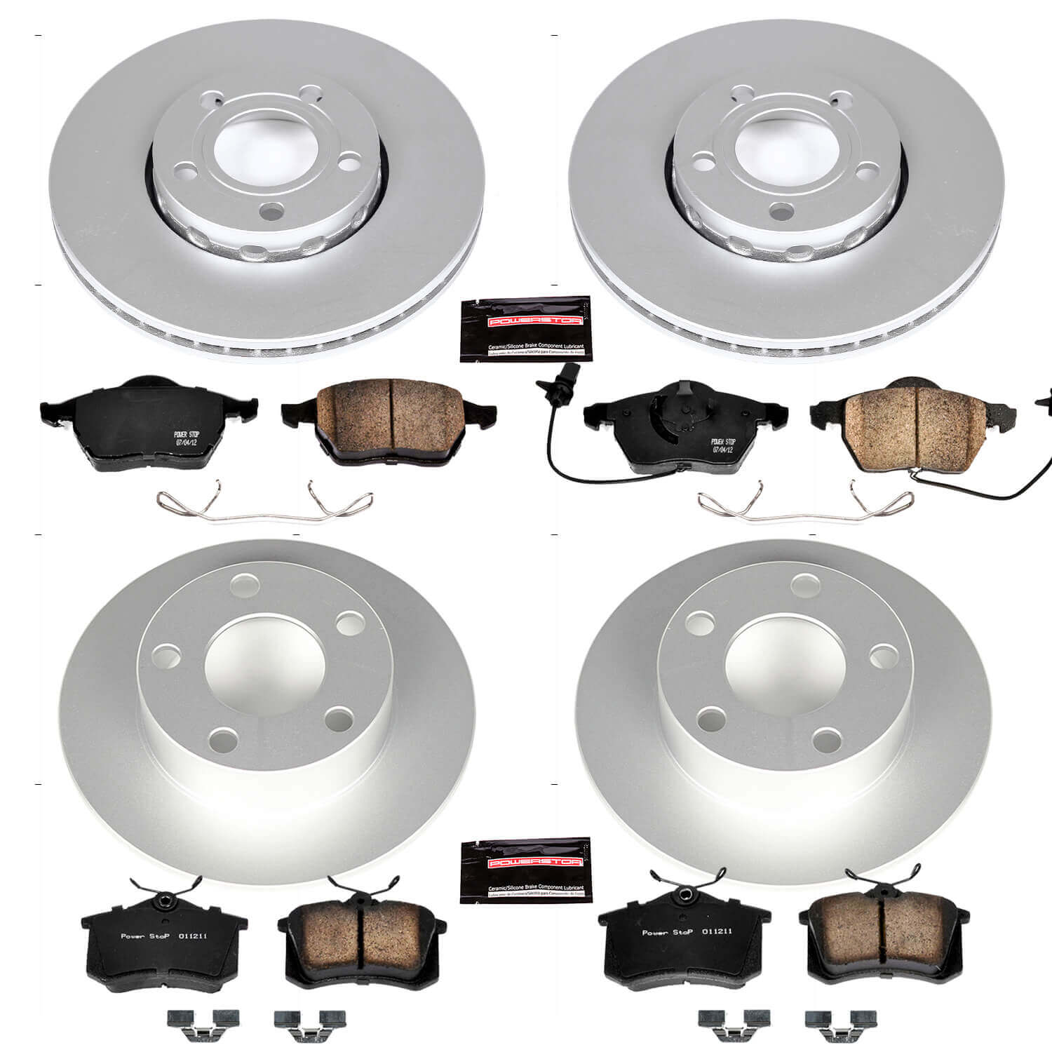 Power Stop CRK529 - Z23 Evolution Sport Front And Rear Brake Kit vehicle fitment brake part