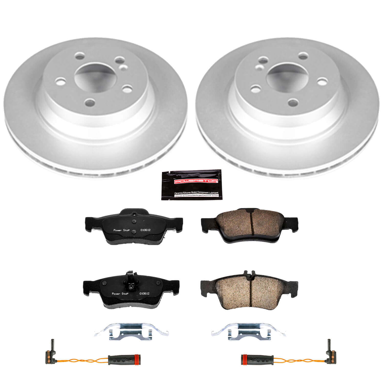 Power Stop CRK5322 - Z23 Evolution Geomet Coated Rear Pad And Rotor Kit vehicle fitment brake part