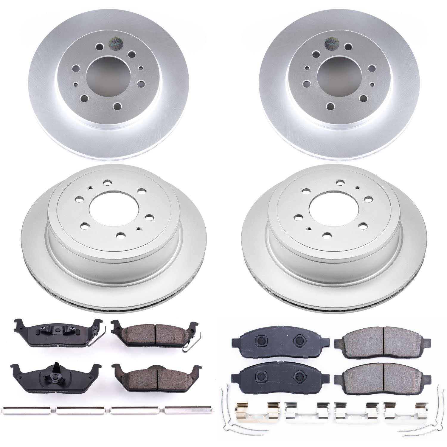 Power Stop CRK5335 Z17 Evolution Front And Rear Pad And Rotor Kit for 2009 Ford F-150 product image