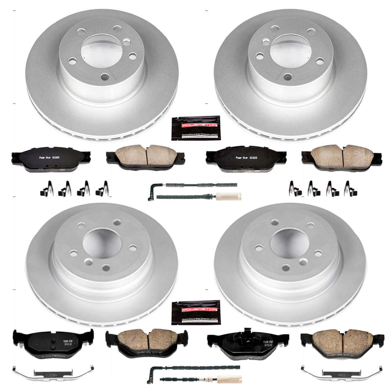 Power Stop CRK5357 - Z23 Evolution Sport Front And Rear Brake Kit vehicle fitment brake part