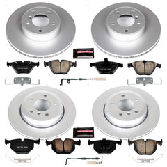 Power Stop CRK5360 - Z23 Evolution Sport Front And Rear Brake Kit vehicle fitment brake part