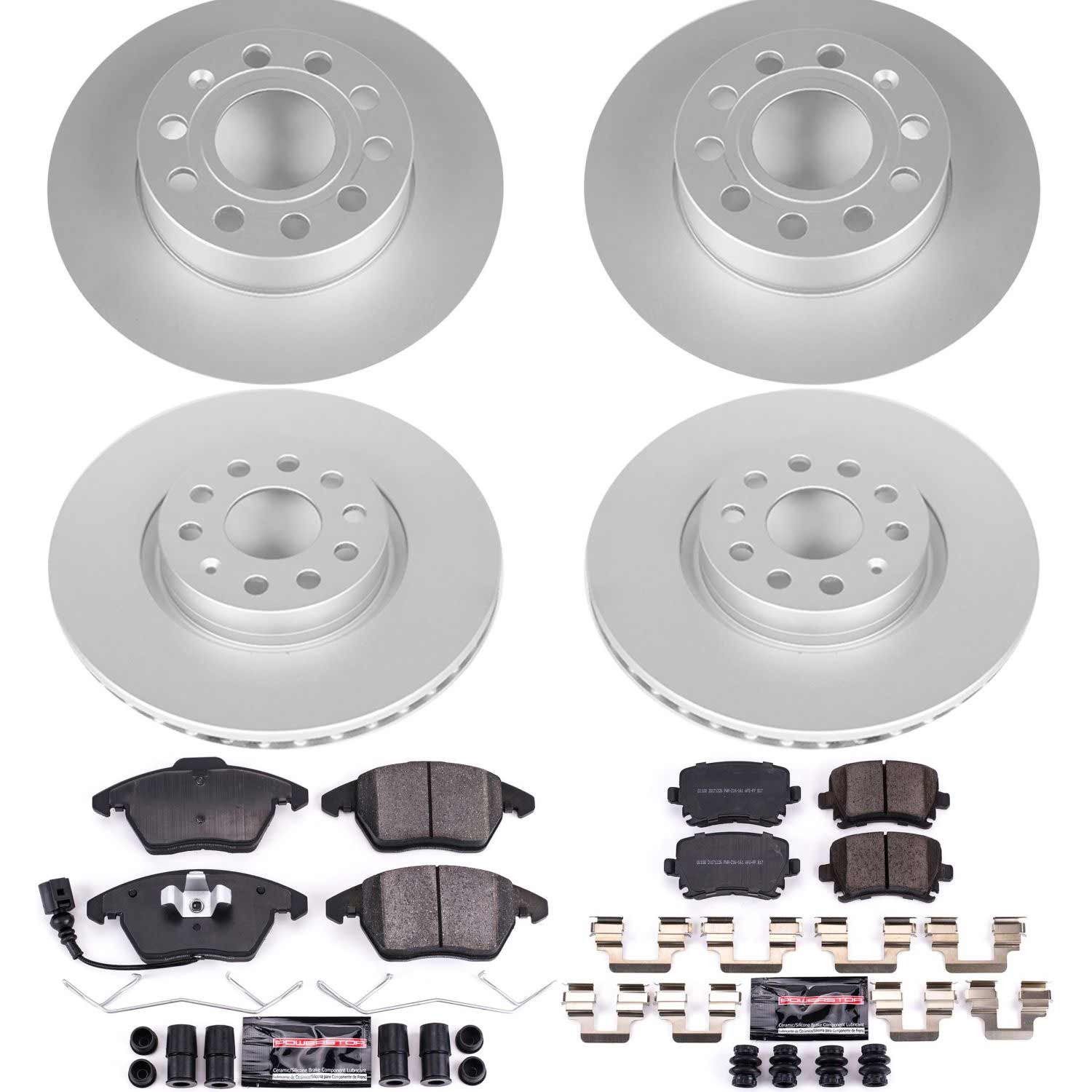 Power Stop CRK5363 - Z23 Evolution Sport Front And Rear Brake Kit vehicle fitment brake part