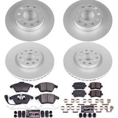 Power Stop CRK5363 - Z23 Evolution Sport Front And Rear Brake Kit vehicle fitment brake part