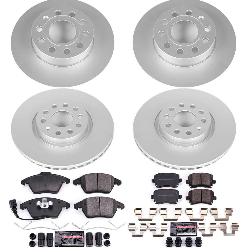 Power Stop CRK5363 - Z23 Evolution Sport Front And Rear Brake Kit vehicle fitment brake part