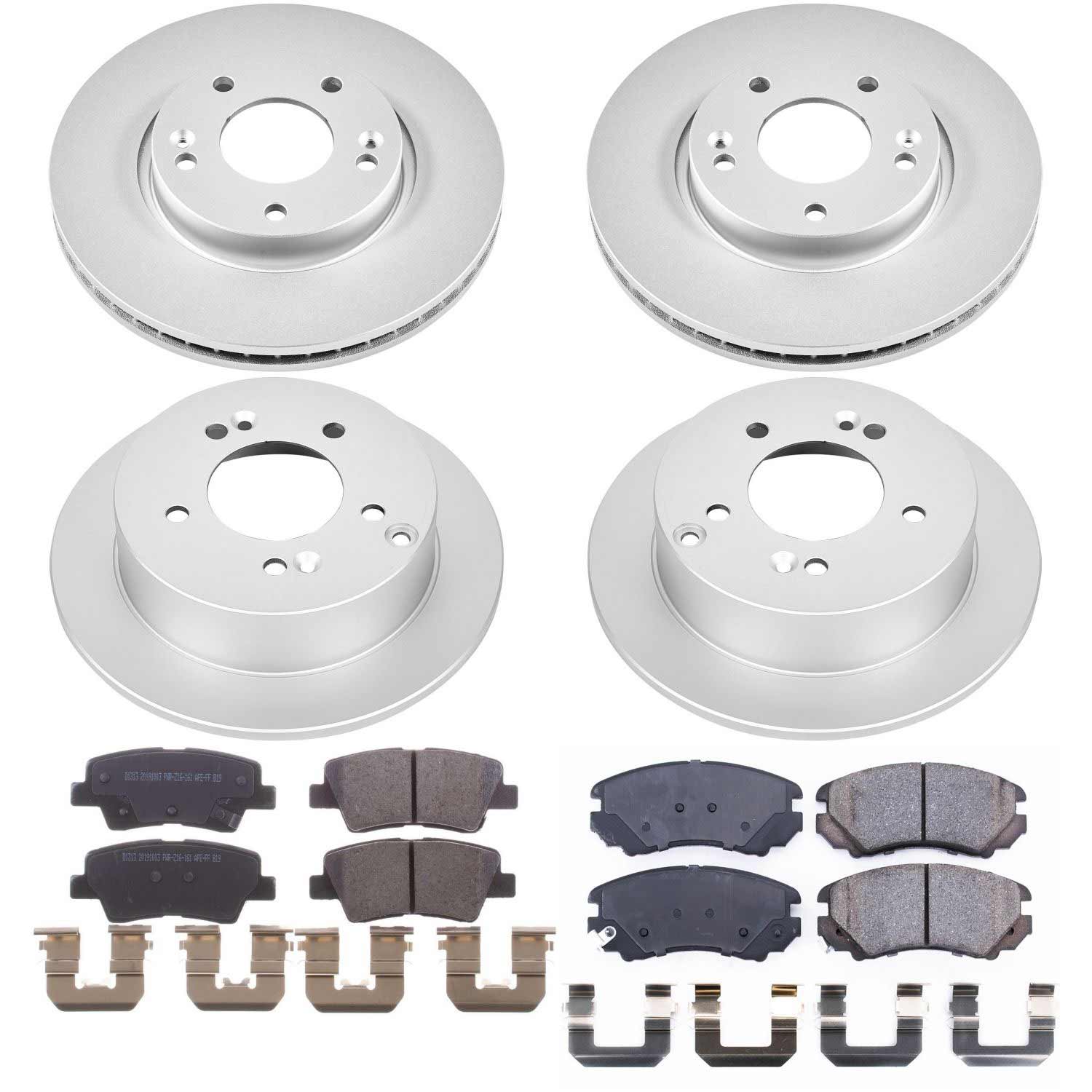 Power Stop CRK5367 - Z17 Evolution Front And Rear Brake Kit vehicle fitment brake part