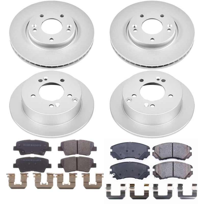 Power Stop CRK5367 - Z17 Evolution Front And Rear Brake Kit vehicle fitment brake part