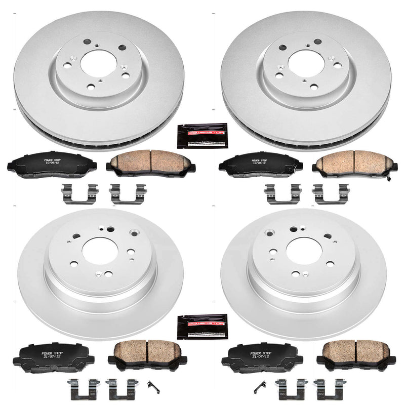 Power Stop CRK5369 - Z17 Evolution Front And Rear Brake Kit vehicle fitment brake part