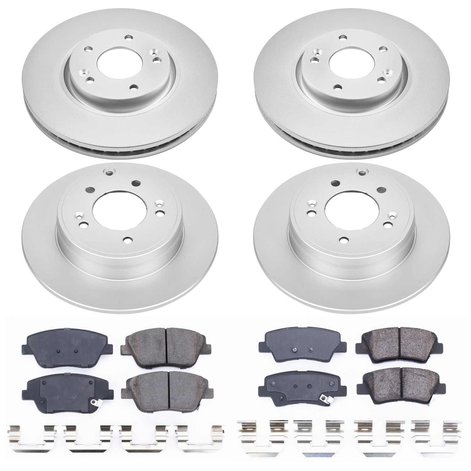 Power Stop CRK5376 - Z17 Evolution Front And Rear Brake Kit vehicle fitment brake part