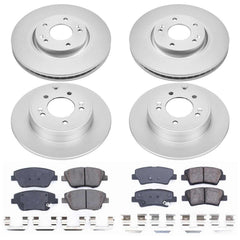 Power Stop CRK5376 - Z17 Evolution Front And Rear Brake Kit vehicle fitment brake part