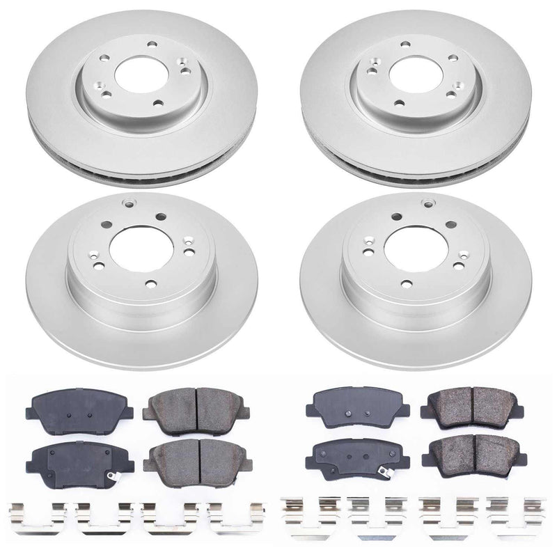 Power Stop CRK5376 - Z17 Evolution Front And Rear Brake Kit vehicle fitment brake part