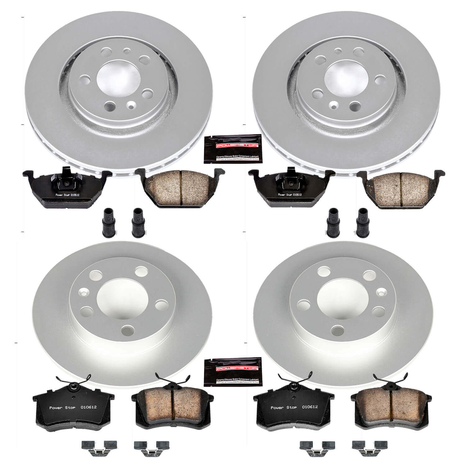 Power Stop CRK5402 - Z23 Evolution Sport Front And Rear Brake Kit vehicle fitment brake part