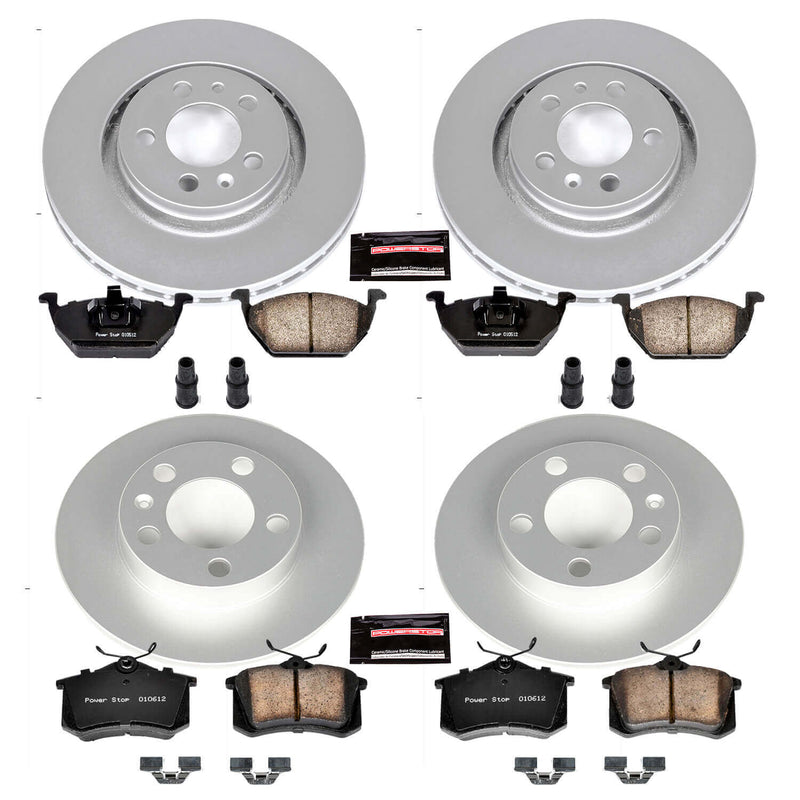 Power Stop CRK5402 - Z23 Evolution Sport Front And Rear Brake Kit vehicle fitment brake part