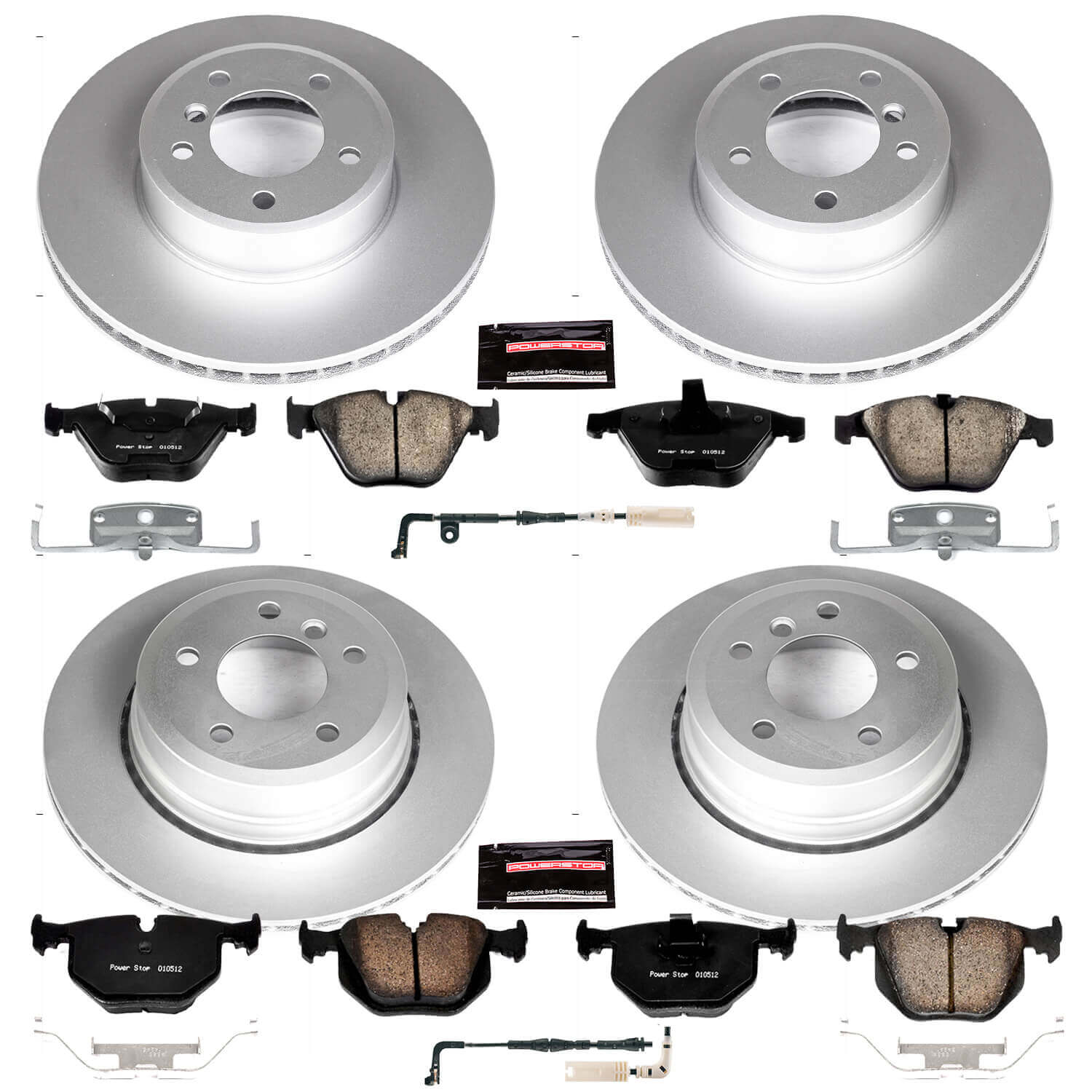 Power Stop CRK5439 - Z23 Evolution Sport Front And Rear Brake Kit vehicle fitment brake part