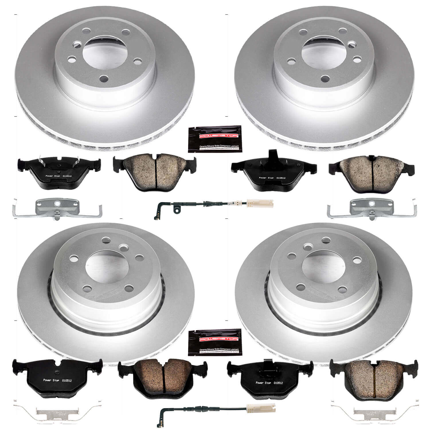 Power Stop CRK5440 - Z23 Evolution Sport Front And Rear Brake Kit vehicle fitment brake part
