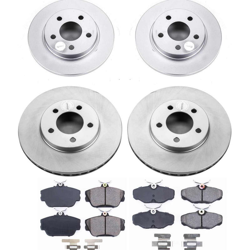 Power Stop CRK5447 Z17 Evolution Front And Rear Brake Kit for 1995 Ford Taurus Sho product image