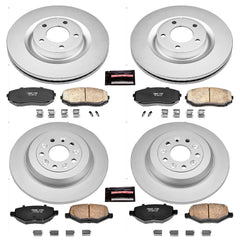 Power Stop CRK5452 - Z17 Evolution Front And Rear Brake Kit vehicle fitment brake part