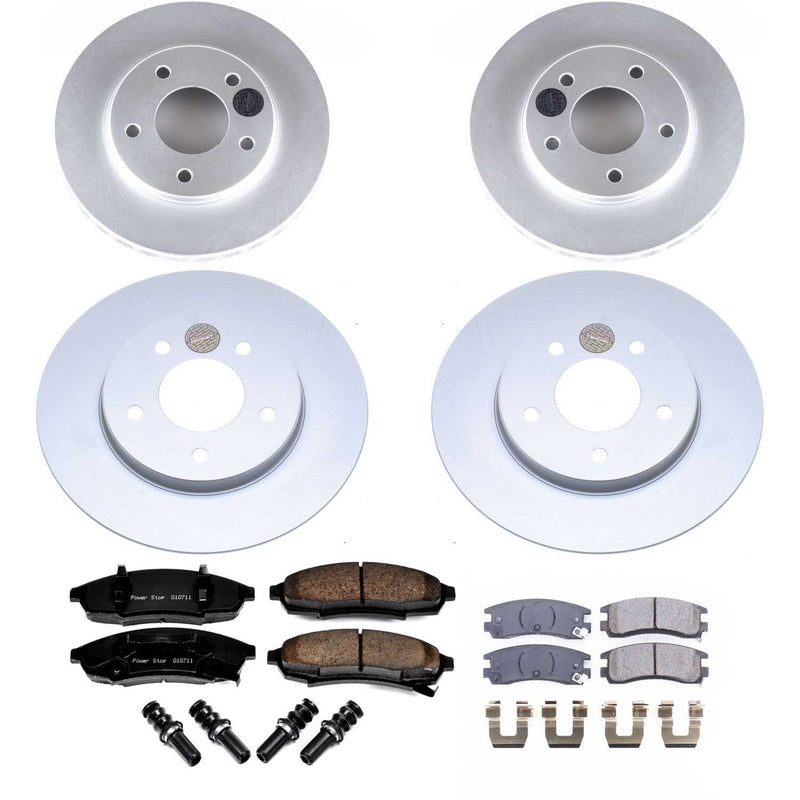 Power Stop CRK5453 Z17 Evolution Front And Rear Pad And Rotor Kit for 1994-1995 Buick Regal product image