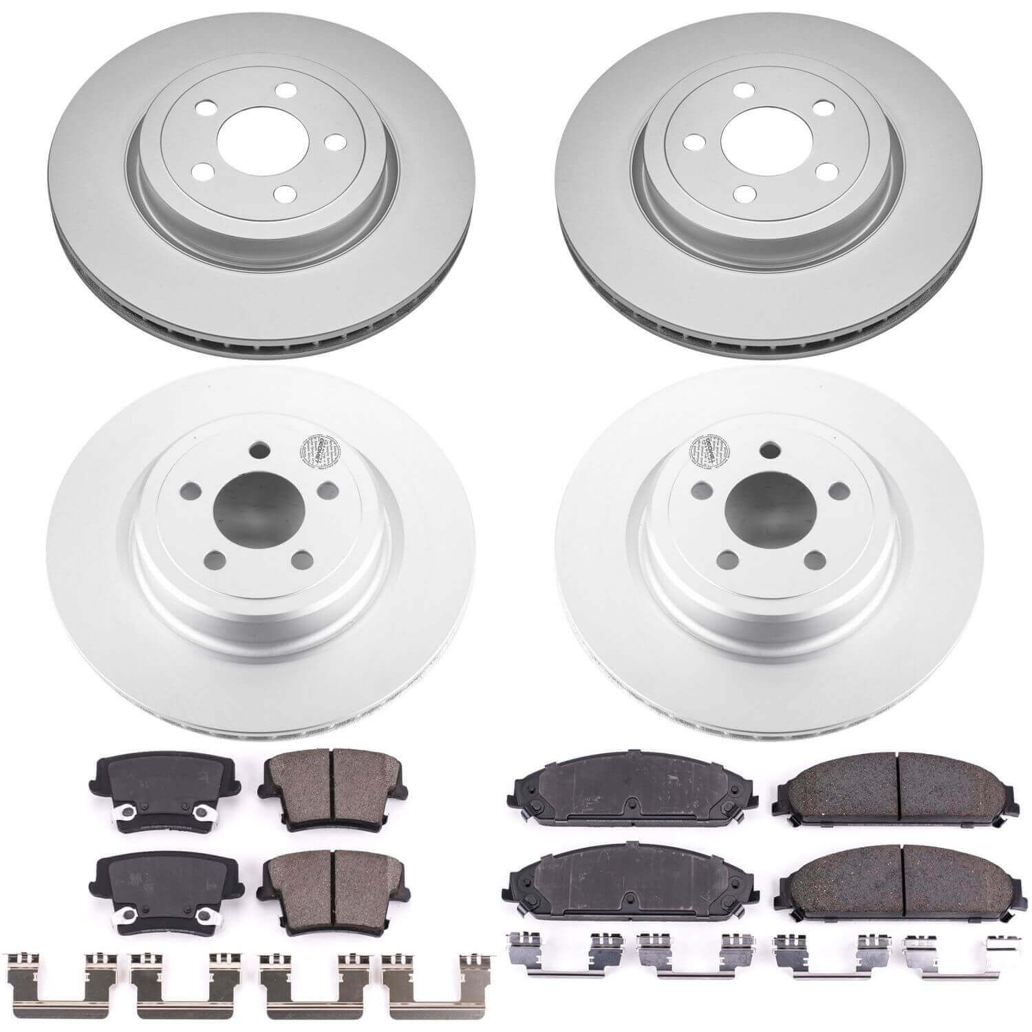 Power Stop CRK5457 Z17 Evolution Front And Rear Brake Kit for 2006 Dodge Charger Daytona R/t, Pursuit product image