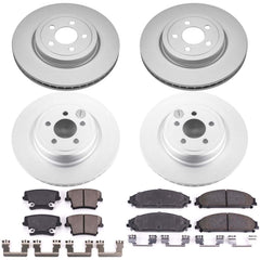 Power Stop CRK5457 Z17 Evolution Front And Rear Brake Kit for 2006 Dodge Charger Daytona R/t, Pursuit product image