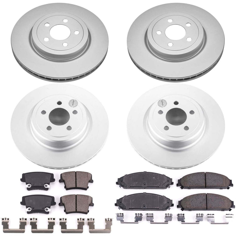 Power Stop CRK5457 Z17 Evolution Front And Rear Brake Kit for 2006 Dodge Charger Daytona R/t, Pursuit product image