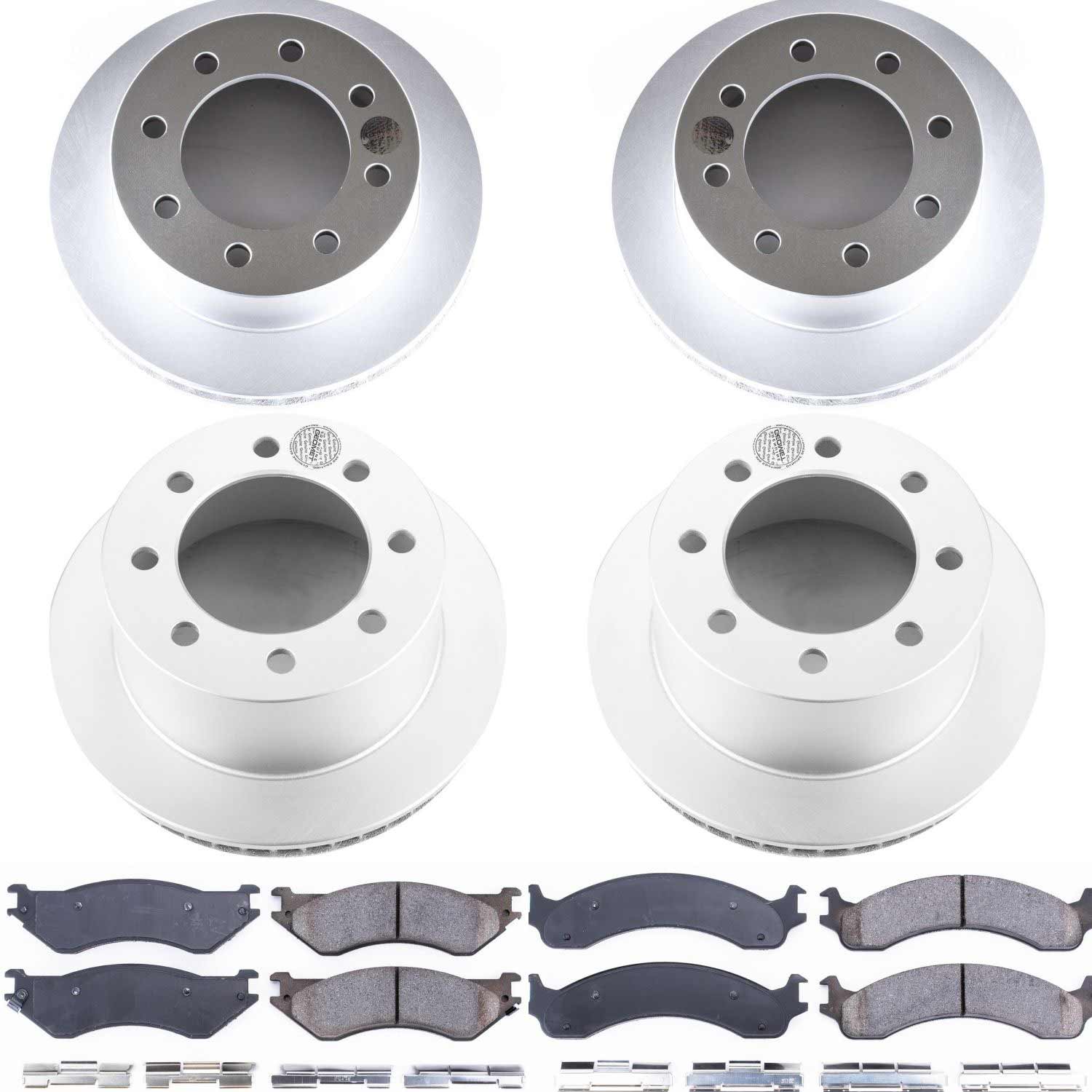 Power Stop CRK5466 Z17 Evolution Front And Rear Brake Kit for 2001-2002 Dodge Ram 2500 product image