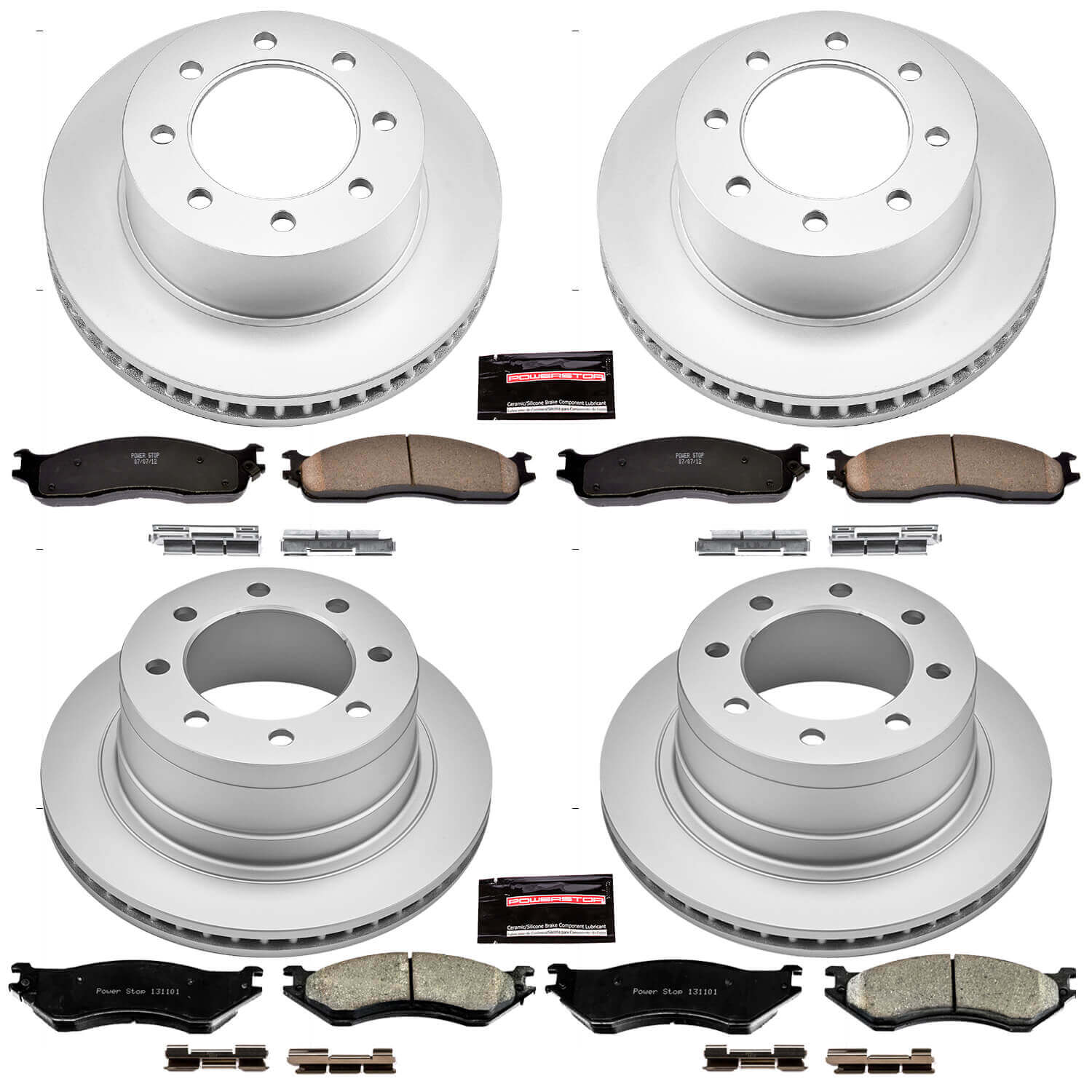 Power Stop CRK5468 - Z17 Evolution Front And Rear Brake Kit vehicle fitment brake part