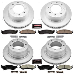 Power Stop CRK5468 - Z17 Evolution Front And Rear Brake Kit vehicle fitment brake part