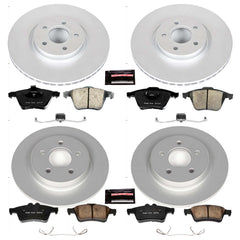 Power Stop CRK5469 - Z23 Evolution Sport Front And Rear Brake Kit vehicle fitment brake part