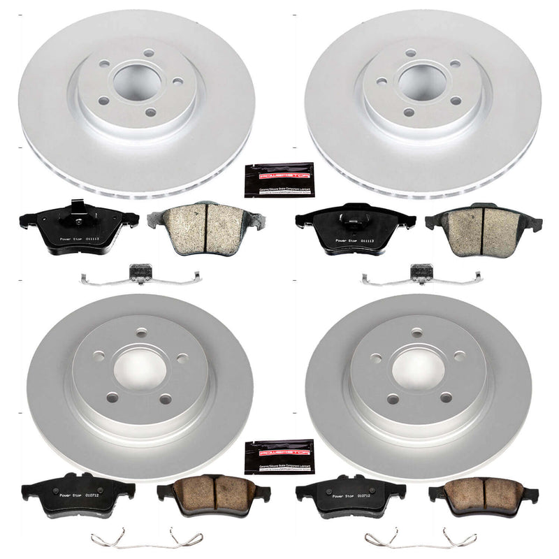 Power Stop CRK5469 - Z23 Evolution Sport Front And Rear Brake Kit vehicle fitment brake part