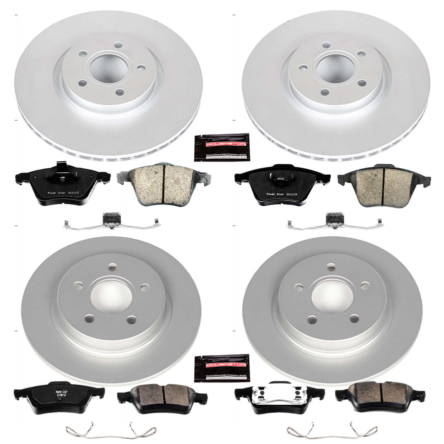Power Stop CRK5470 - Z23 Evolution Sport Front And Rear Brake Kit vehicle fitment brake part