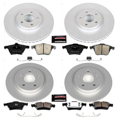Power Stop CRK5470 - Z23 Evolution Sport Front And Rear Brake Kit vehicle fitment brake part