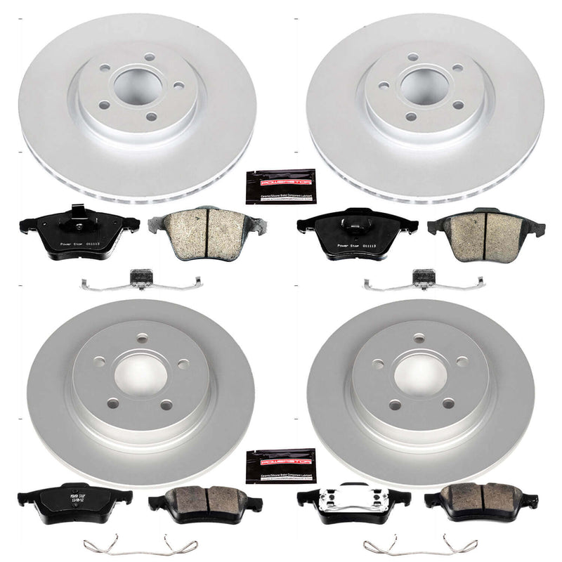 Power Stop CRK5470 - Z23 Evolution Sport Front And Rear Brake Kit vehicle fitment brake part