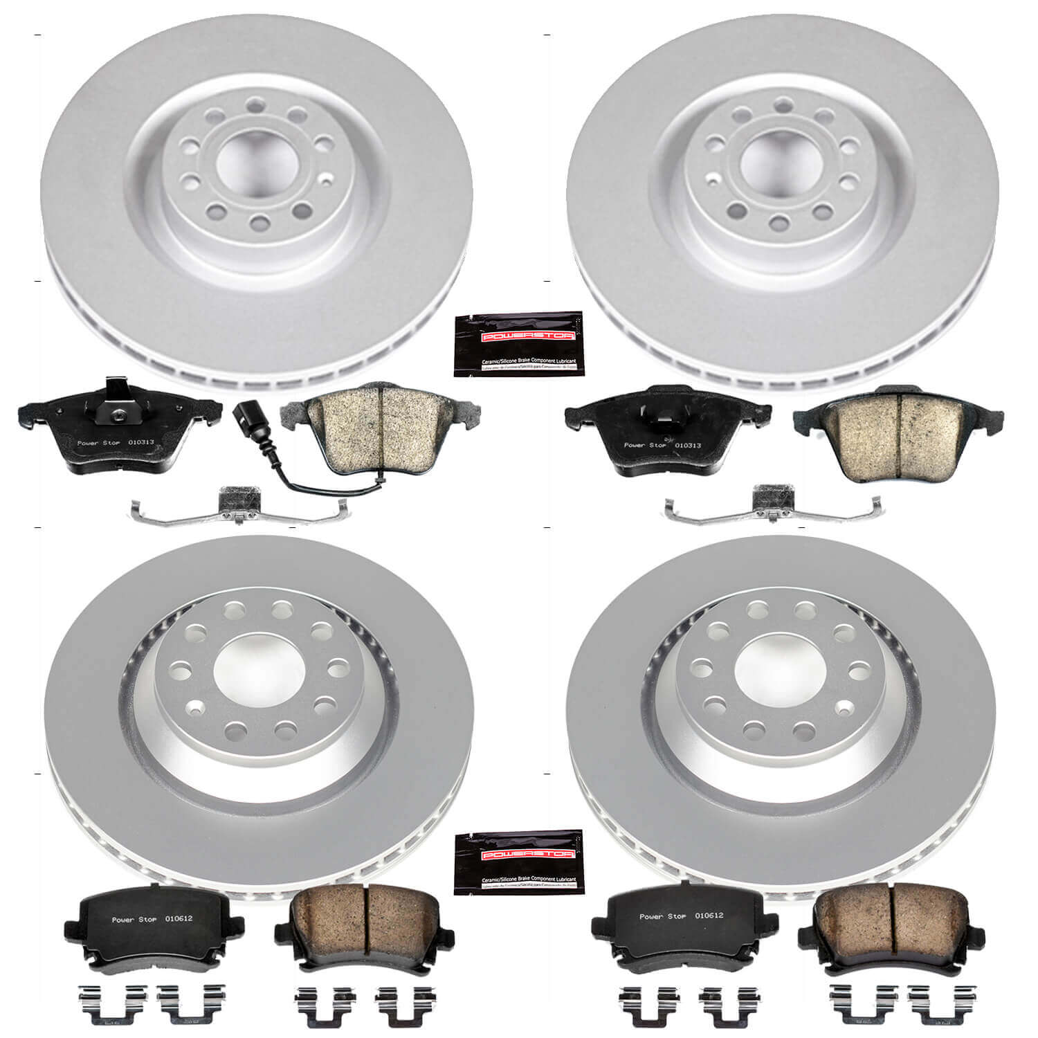 Power Stop CRK5471 - Z23 Evolution Sport Front And Rear Brake Kit vehicle fitment brake part
