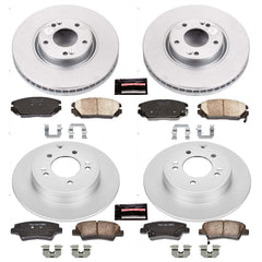 Power Stop CRK5474 - Z17 Evolution Front And Rear Brake Kit vehicle fitment brake part