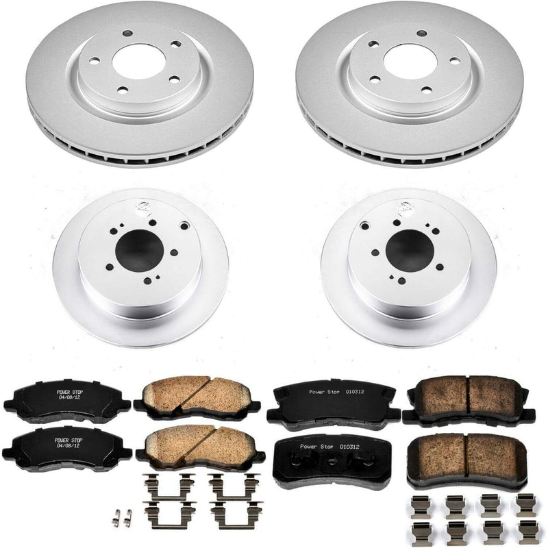 Power Stop CRK5477 - Z17 Evolution Front And Rear Brake Kit vehicle fitment brake part