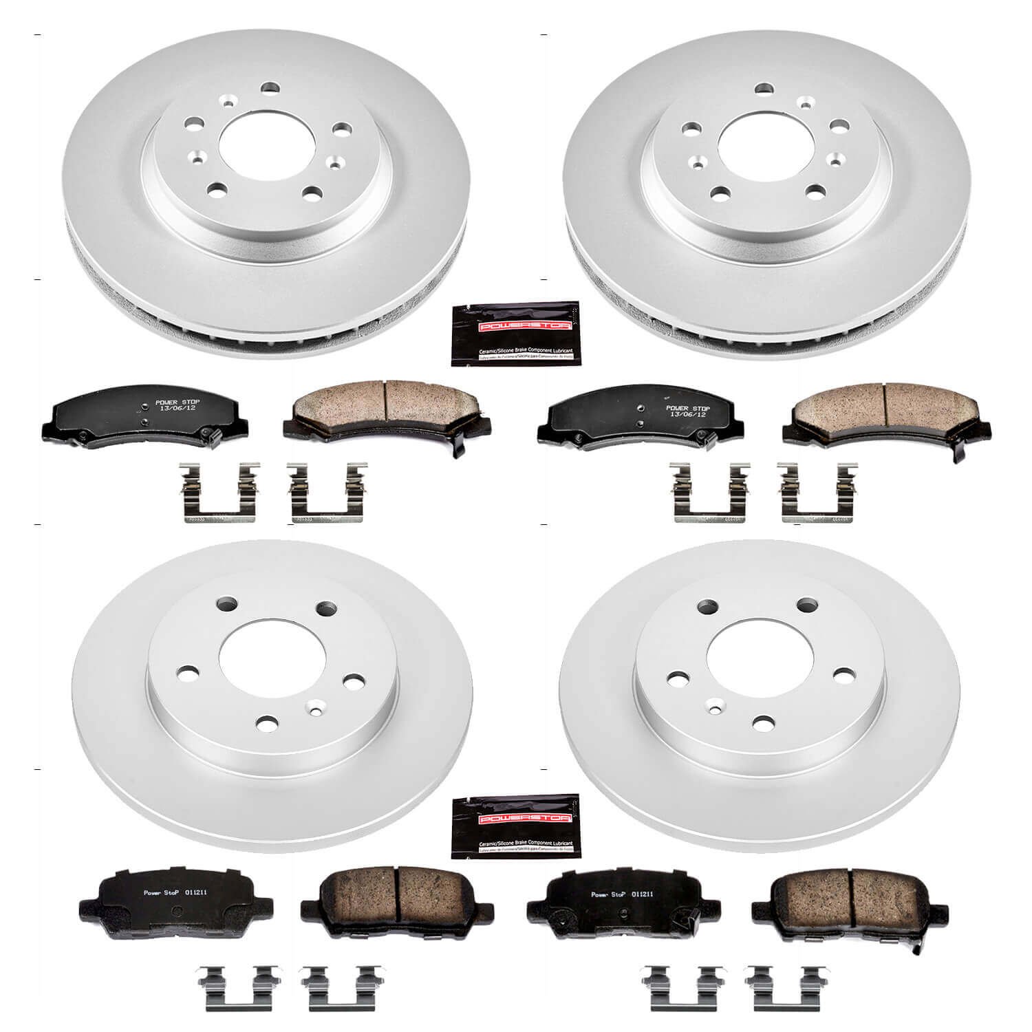 Power Stop CRK5504 - Z17 Evolution Front And Rear Brake Kit vehicle fitment brake part