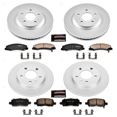Power Stop CRK5504 - Z17 Evolution Front And Rear Brake Kit vehicle fitment brake part