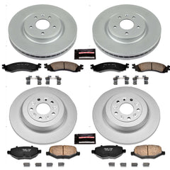 Power Stop CRK5508 - Z17 Evolution Front And Rear Brake Kit vehicle fitment brake part