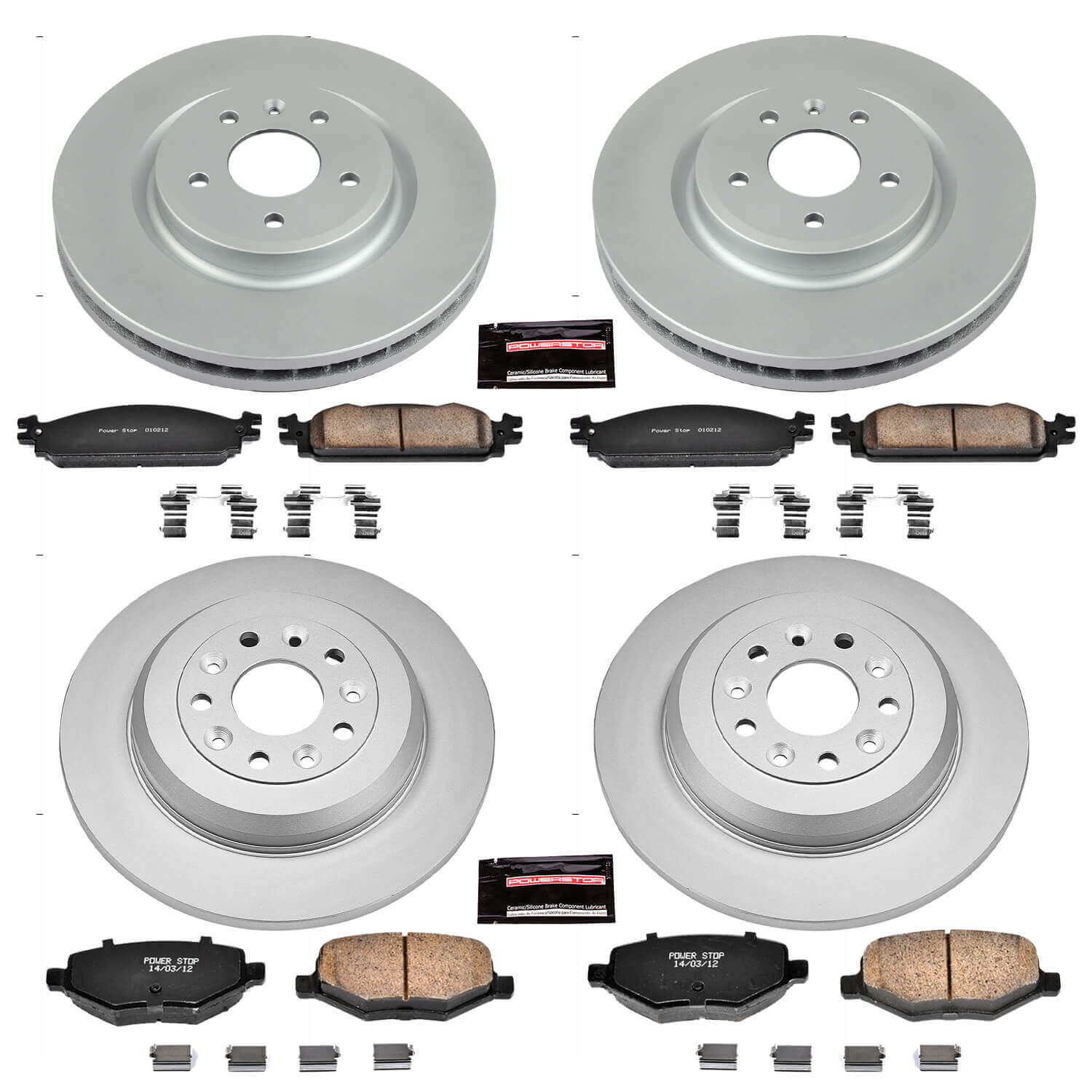 Power Stop CRK5510 - Z17 Evolution Front And Rear Brake Kit vehicle fitment brake part