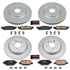 Power Stop CRK5510 - Z17 Evolution Front And Rear Brake Kit vehicle fitment brake part