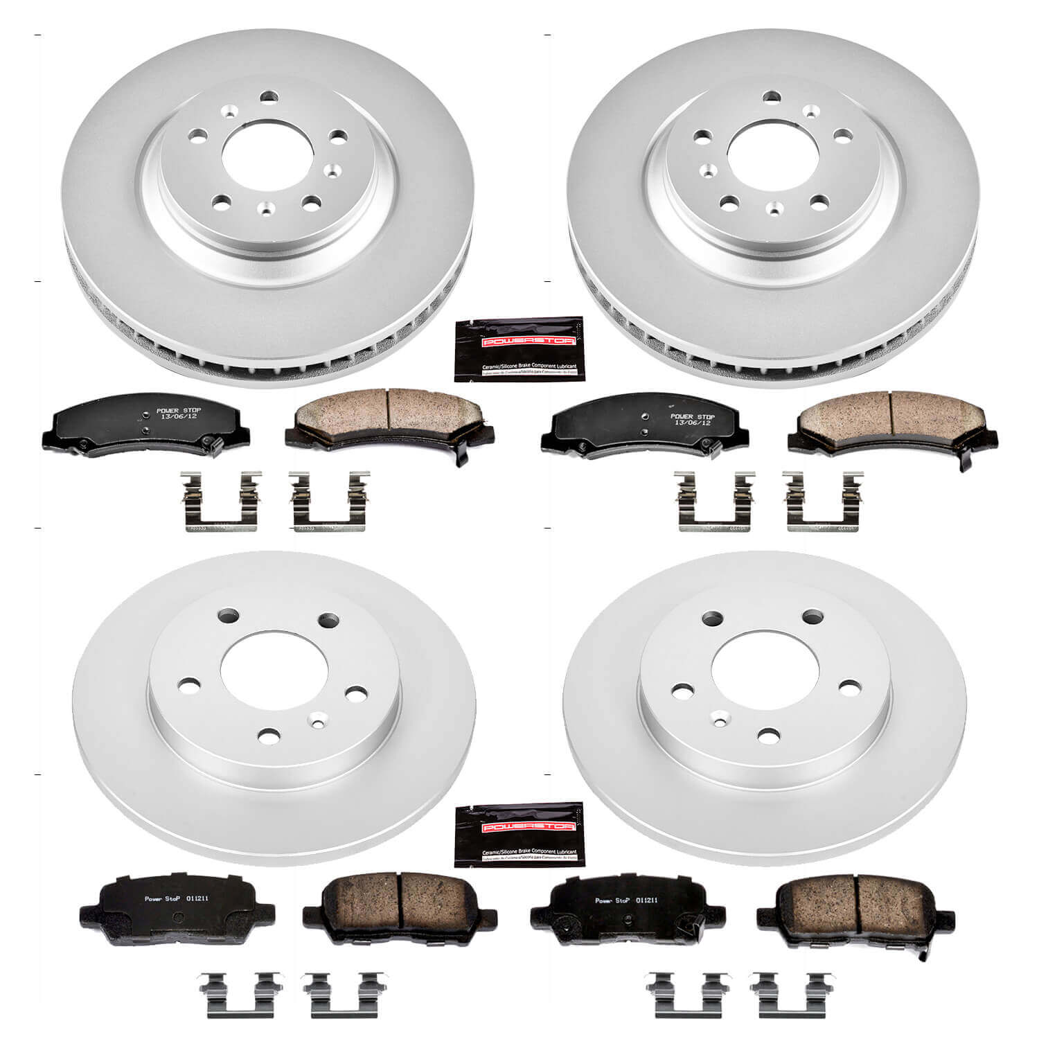 Power Stop CRK5514 - Z17 Evolution Front And Rear Brake Kit vehicle fitment brake part