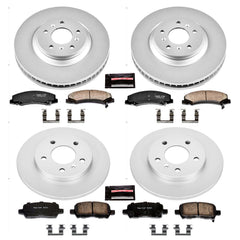Power Stop CRK5514 - Z17 Evolution Front And Rear Brake Kit vehicle fitment brake part